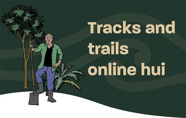 Establishing a national trail network — Tracks and Trails Hui logo